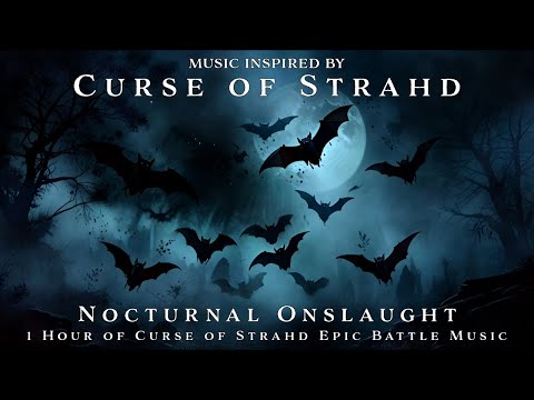 Nocturnal Onslaught | Unofficial Curse of Strahd Soundtrack | 1h Battle Music | Loop
