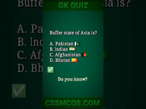 Buffer state of Asia is what #quiz #mcq #gk #tiktok #reels #shortvideo #youtubeshorts #shorts #short
