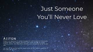 Just someone you'll never love#citypop #cover #aimusic #citypopbeats #citypopvibes #citypops