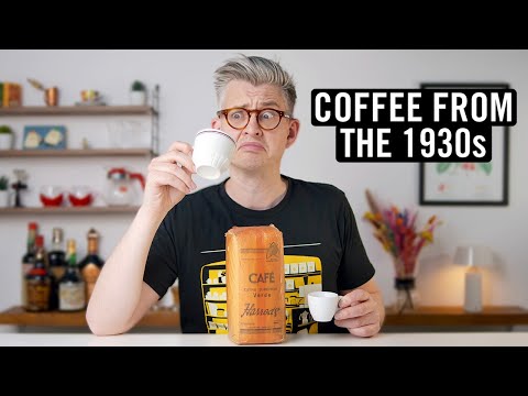 Drinking Harrods Coffee From the 1930s