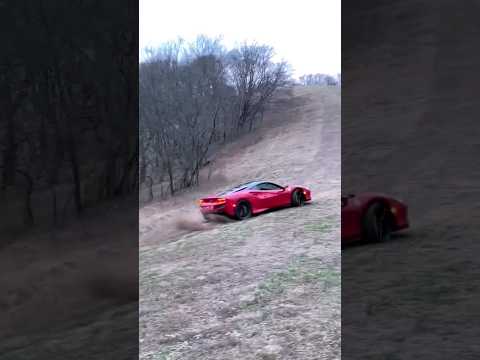 The Ferrari F8 goes off-roading looks stunning