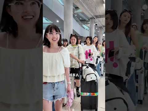感谢小姐姐们信任选择我们的旅游团！连夜从普吉岛飞回曼谷接机 #泰国跟团游 #泰国旅游