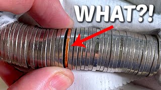 SURPRISE MYSTERY COIN FOUND INSIDE ROLL OF NICKELS!
