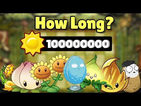 How Long Does It Take to Collect 100Million Sun in One Level of PvZ2?