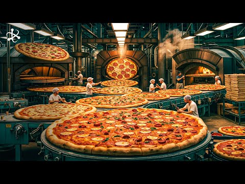 How Frozen Pizza is Made in Factory