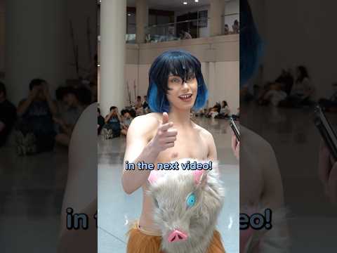 WHAT DO YOU LIKE ABOUT CONS #finalfantasy #cloudstrife #demonslayer #inosuke #cosplay