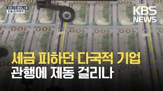 다국적 기업 조세 회피 힘들어지나 / KBS 2021.06.03.