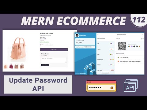 MERN Stack E-Commerce Project #112: Fetch API for Update Password