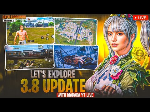 🔴 LIVE - AGGRESSIVE RANK PUSH BY NOOB | BGMI 3.8 UPDATE ft. MADARAYT #bgmi #pubgmobile #shortslive
