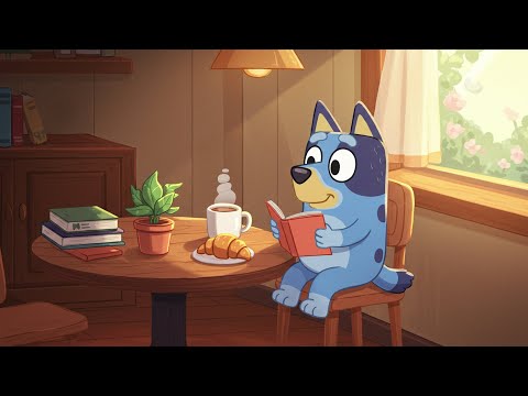 Bluey Chill Study Session ☕️ Chill Morning Lofi Vibes | Study Music for Focus & Relaxation