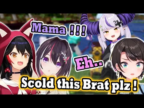 Laplus' Full Brat Mode Made Subaru Shut her up by Exposing her Kink to Azki and Mio ! 😂🎣