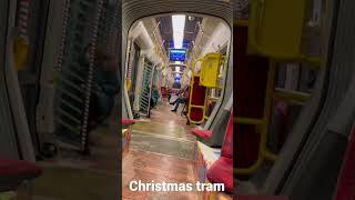 Warsaw Christmas tram