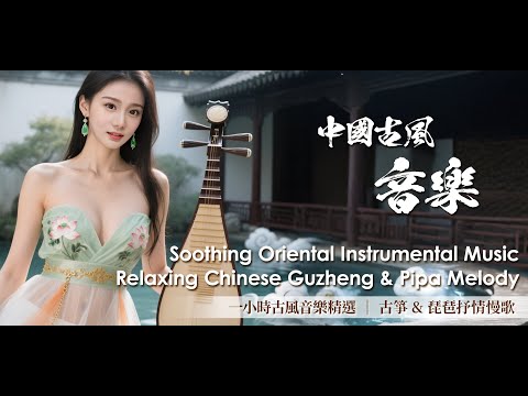 Relaxing Chinese Guzheng & Pipa Melody 古箏 & 琵琶慢歌 Calming Oriental Instrumental Music for Relaxation