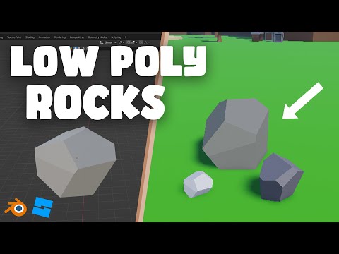 How to Make Low Poly Rocks for Roblox (EASY)