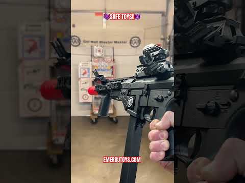 350+ FPS! Customized EMERBU (TOY!) ARP9 TAC Gel Ball Blaster - M95 Spring Upgrade! Custom Kit