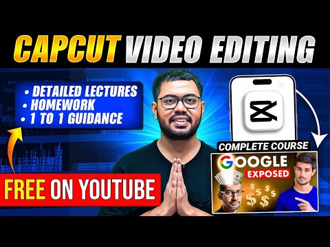 Launching CAPCUT VIDEO EDITING - Complete Course || Free on YOUTUBE || Shadab Alam