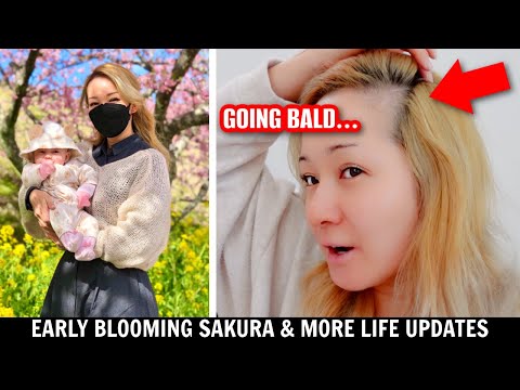 I'm going bald... Postpartum Life in Japan VLOG | Sakura Festival 🌸 Spring Ceremonies & More