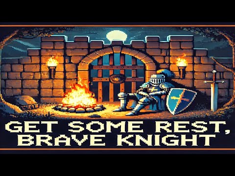 Knight's Campfire Rest | Medieval Music for Sleeping, Relaxing & Studying | Get Some Rest, Traveler