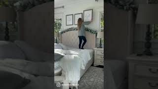 Snowy Bedroom Christmas Decor
