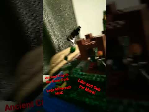 Ancient City in the Deep Dark: a LEGO Minecraft MOC