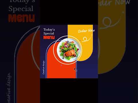 100 days poster challenge/ Food poster design in Adobe Illustrator Day 2