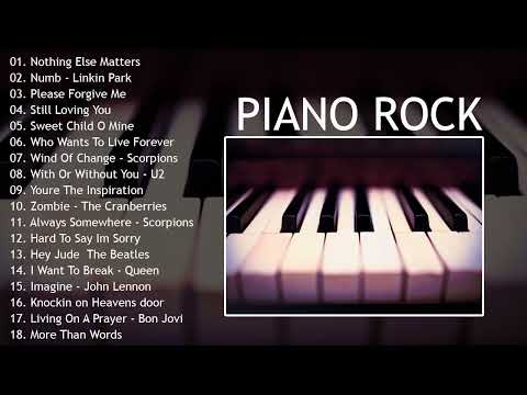 Relaxing Piano Slow Rock 70's 80's - Best Of Piano Slow Rock Instrumental 2023