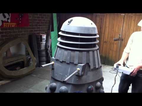 Dalek full size, all metal, radio controled robot