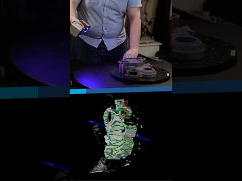 Scanning with the ZEISS T-SCAN Hawk 2 – ⚡ Precision Meets Portability 🚀 #Shorts #3DScanning