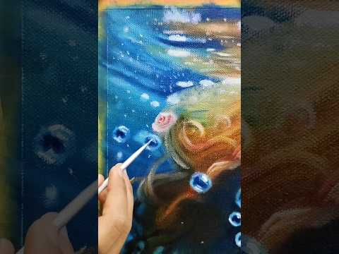 Flowers, bubbles, and beauty...oil painting #artsyark #shorts #reels #instaart #oilpainting #art