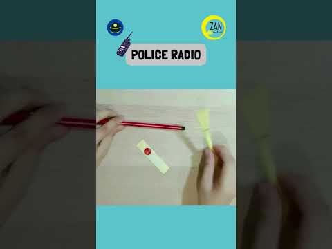 DIY Walkie Talkie _ Police Radio Craft for Kids #zanonhand #diy