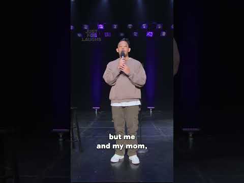 Andrew Orolfo is real proud of his immigrant mom. 😁 #JustForLaughs #NewFaces2022