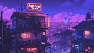 Lofi Hip Hop Beats 📜 1980s & 90s Retro Vibes & Nostalgic Japanese Town Ambience 🌆 Lofi Rain Playlist