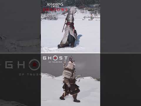 AC Shadows vs Ghost of Tsushima | Snow Physics