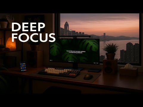 Deep Focus Lo-Fi | Chill Beats to Study, Work, and Stay in Flow