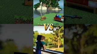 Minecraft VS Real Minecraft in Game #viral #minecraft #shorts