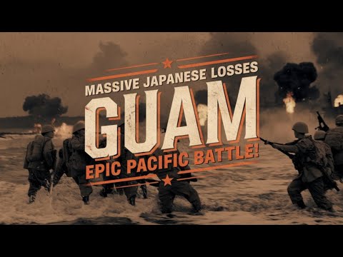 US Victory in Guam Japanese Soldiers and Aircraft Destroyed