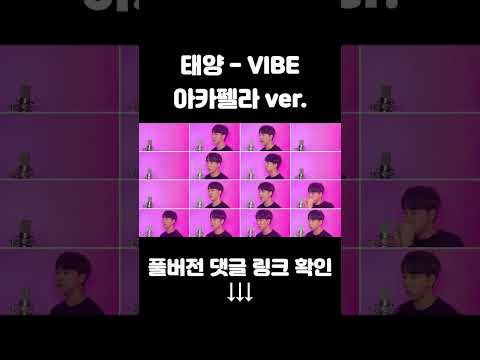 아카펠라로 부르는 태양 VIBE #shorts