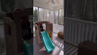 She turned their back porch into the Dean Dome 👏 (via @TheMathisMaison/TT)
