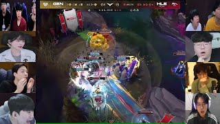 GEN vs HLE 입롤한타 스트리머 반응 모음 | 02.16 | 2025 LCK CUP 플레이오프 2라운드