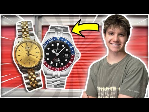 I Bought A RICH WATCH COLLECTORS Storage Unit!!