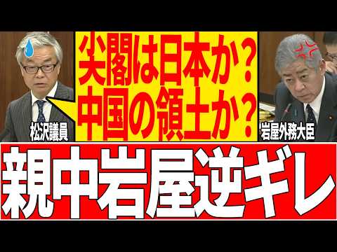 【親中岩屋】中国との外交問題について答えられず逆ギレする【国会/自民党/松沢議員/岩屋外務大臣/石破茂/政治/切り抜き】