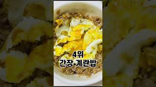 자취생이 자주 먹는 음식 TOP 5