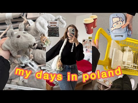 my days in poland 🛍️🛒 shopping at galeria młociny, a trip to ikea, assembling a storage trolley