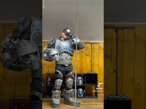 How I Suit Up In My Gears of War  Armor  #gearsofwar #cosplay #costume