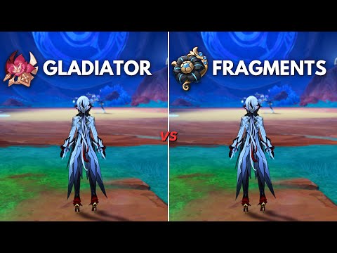 Best Artifacts for Arlecchino !! Gladiator or Fragments ?? [ Genshin Impact ]