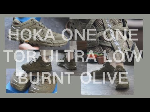 Hoka One One Tor Ultra Low 'Burnt Olive' Unboxing & On Feet