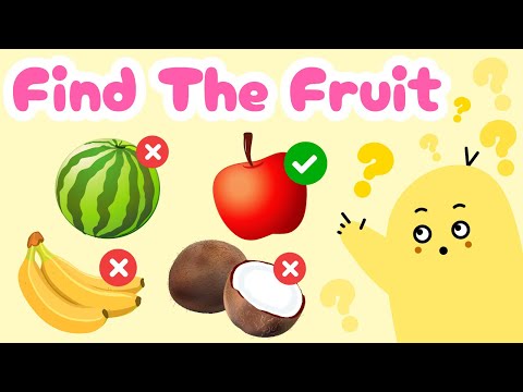 Fruit Learning Game for Toddlers! Find The Fruit Game!