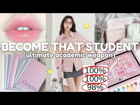 how to be THAT student🖇️🎀📝 study tips, ace every exam, habits & mindset