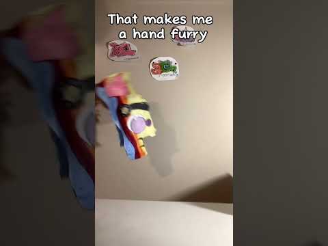 WERE NOT HAND FURRYS WERE PUPPETEERS!#paperdragon #paper #shorts