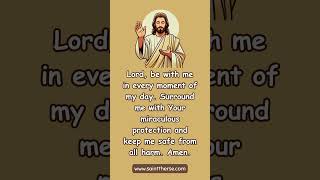 🛡️✨🙏 Prayer for Miraculous Protection in Daily Life 🙏✨🛡️ #christianshorts #dailyprayer #jesus